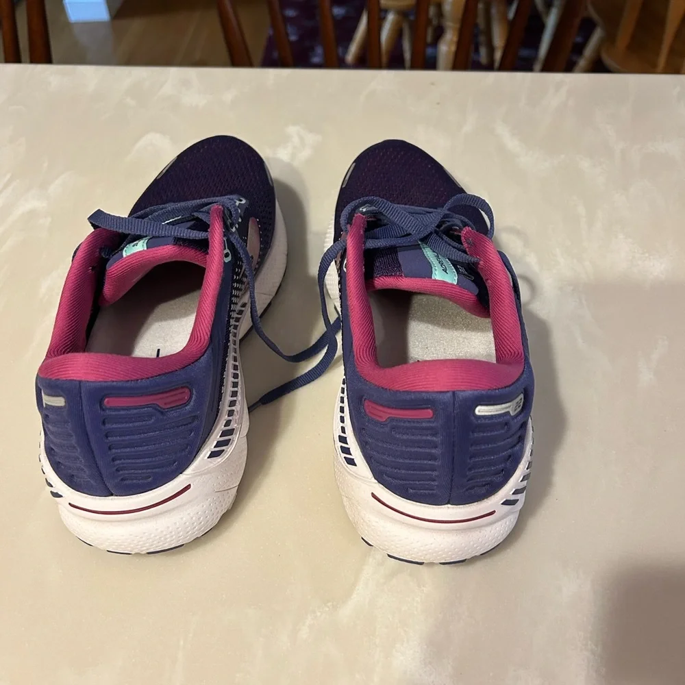 Brooks Women's Athletic Shoes - Navy and Magenta - Picture 4 of 6